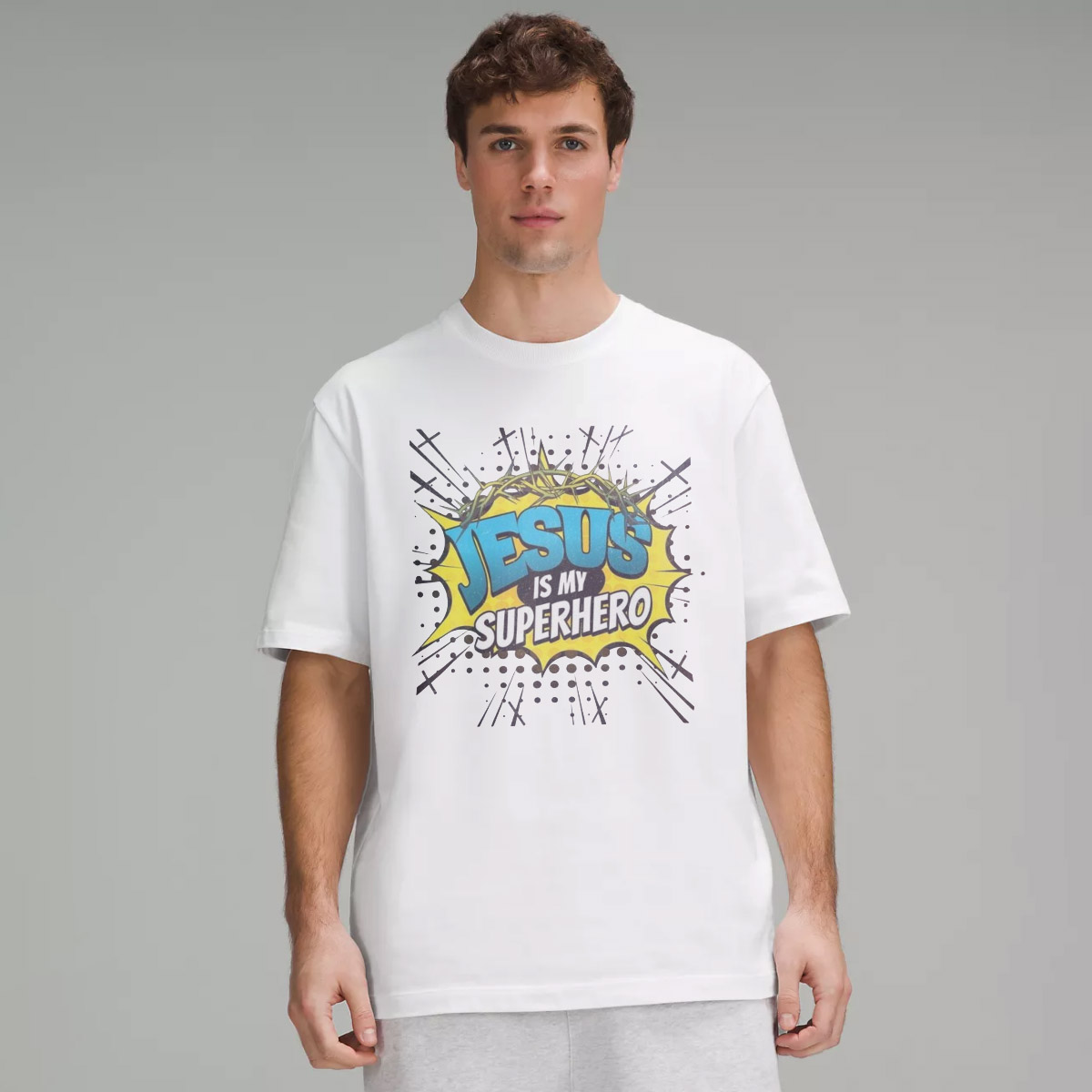 Jesus Is My Super Hero T-Shirt, Sweatshirt, Hoodie, TankTop.