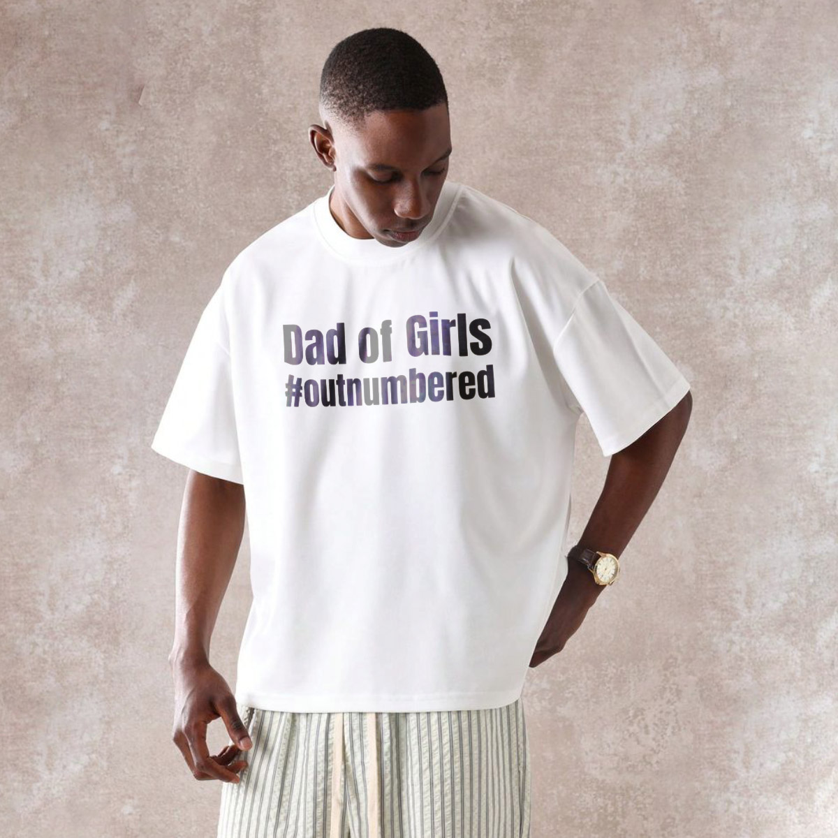 Dad of girls outnumbered - funny dad T-Shirt, Sweatshirt, Hoodie, TankTop.